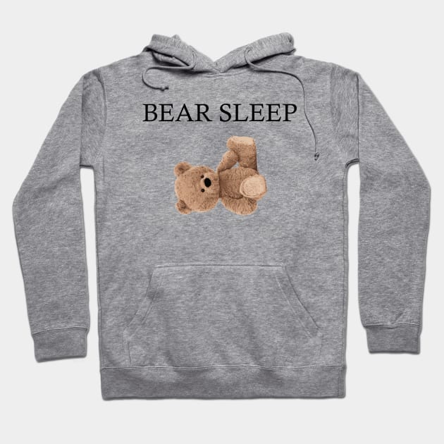 Bear Sleep Hoodie by awkwardpaige